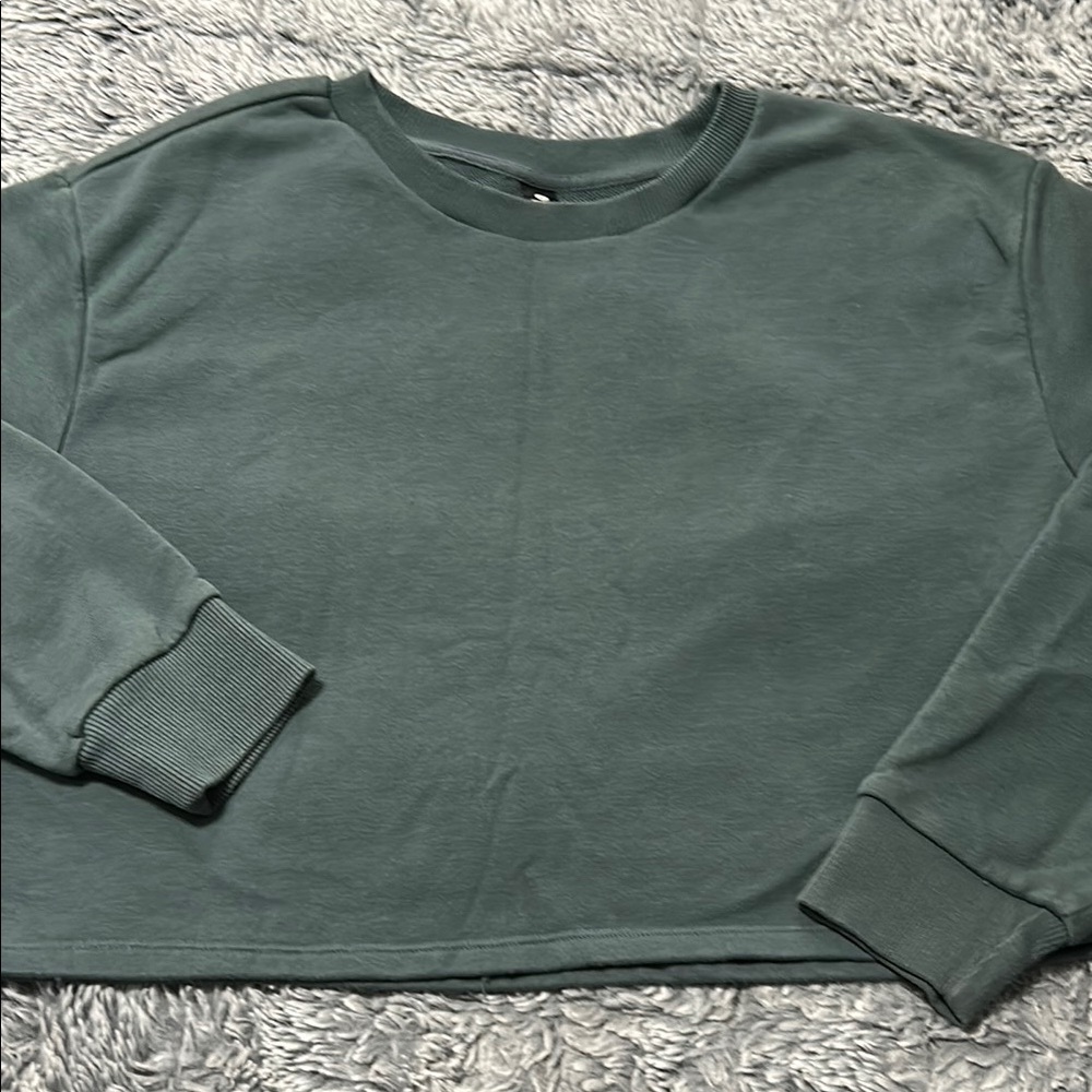 Velocity Active Loose Fit Crop Sweatshirt